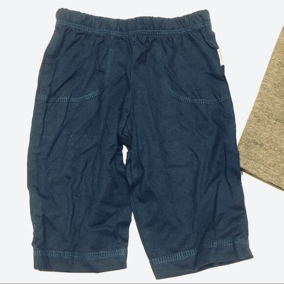 Bundle of Baby Leggings sz 0-3 months Blue and Gray Leggings - Picture 2 of 5